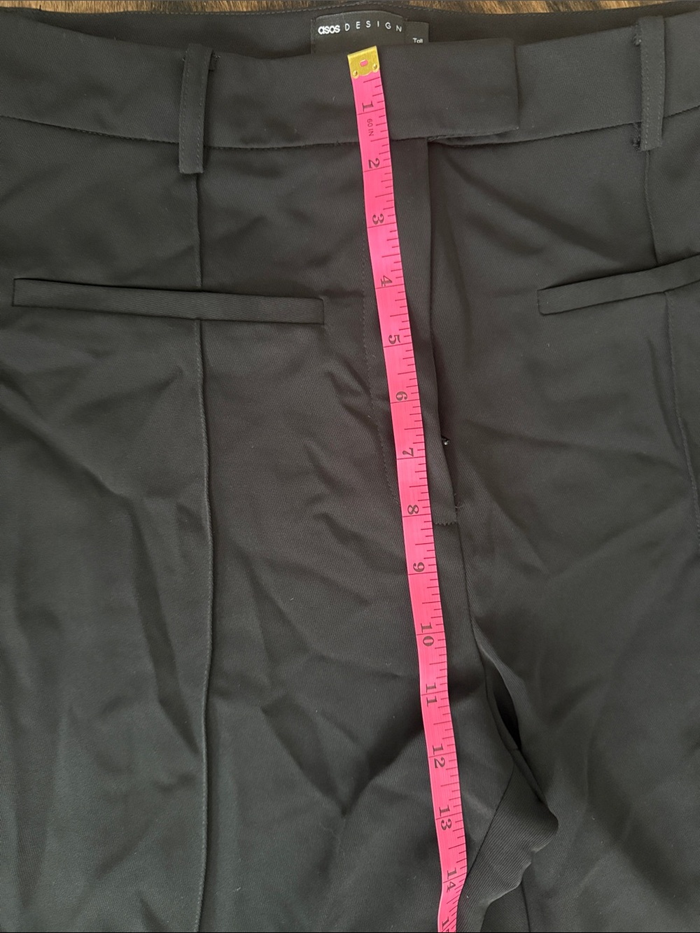 ASOS Tall Classic Black Dress Pants with slits - Picture 4 of 8